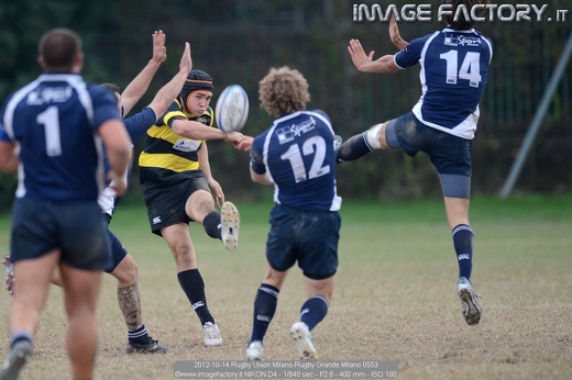 2012-10-14 Rugby Union Milano-Rugby Grande Milano 0553